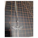 Archangel style stainless steel sword and