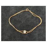 *Vintage Gold Filled Opal Bracelet