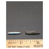 *2- antique lingerie pins: 1 genuine pearl &
