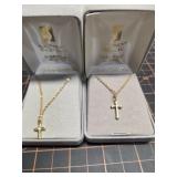 Gold plated gross necklaces