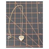 Gold filled locket necklace