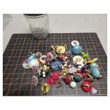 Jar of earrings