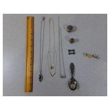 *Necklaces, Baby Spoon, Earrings +