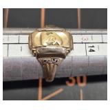 Josten 10k marked gold 1958 class ring