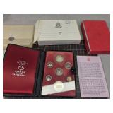 1973 canadian proof set 7 coins, original