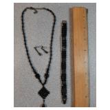 * necklace, earrings & bracelet