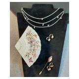 * Avon jewelry box and jewelry