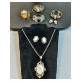 * Whiting & Davis bracelets, earrings & necklace
