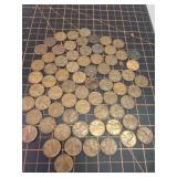Wheat cents collection