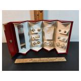 * earrings and case