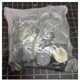 Vintage 5 lb unsearched world coins