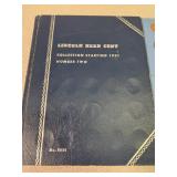Lincoln cents book 1941- with contents