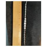 * crystal tennis bracelet