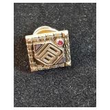 * 10k gold filled pin
