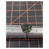 Green gemstone ring