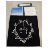 NOS Night fire Rhinestone Jewelry set from