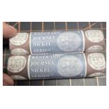 2005 P/D Buffalo nickel rolls in mint wrapper