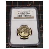 2009S Sacagawea PF70 U.CAM Agriculture $1