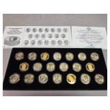 2012PDS everything pres. $1 20 coin set.