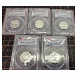 2018 S quarters coins silver PCGS PR70 DCAM 25c