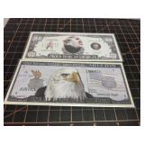 Eagle USA patriotic novelty notes
