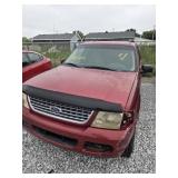 2004 Ford Explorer SUV - Red