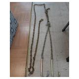 Chain & hooks wrecker tow . Case 24007404