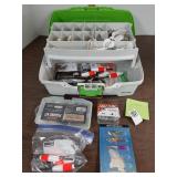 Plano Tackle box and contents.  Case 25-4014