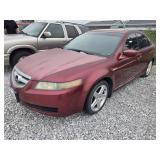 2004 Acura TL Sedan Car - Maroon