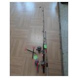 3- Fishing rod & reels. Case 25-4014