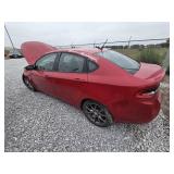 2013 Dodge Dart Sedan Car - Red