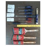 Irwin, Craftsman, kobold screwdrivers & brushes.
