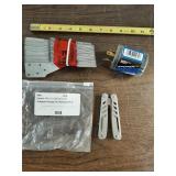 Hurricane ties, 30 Amp adapter & multi tool. Case