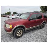 2002 Ford Explorer SUV Eddie Bauer - Red