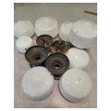 Antique lights and mounts