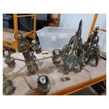 >Vtg  light fixtures: Art deco +