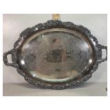 Epca silverplate footed tray