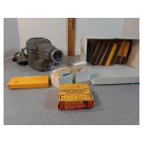 Marton projector, slides & other