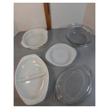 Casseroles: Fire King, Pyrex, glasbake & other
