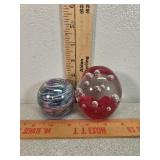 Glass paperweight art