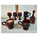 Avon 1876 Cape Cod Ruby Red Glass Collection