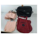 New pink totes, bag & Samsonite computer bag