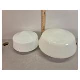 Large sized glass light covers