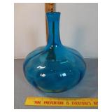 Decorative blue vase / decanter