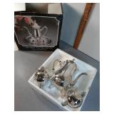 Silver-plated 3 pc coffee set