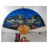 Dolls & decorative fan