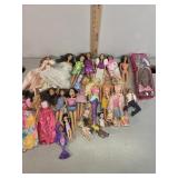 Barbies and clothes
