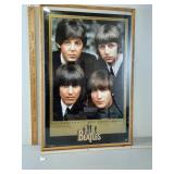 >Framed Beatles yesterday and forever poster