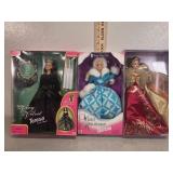 Vintage Barbies, in boxes