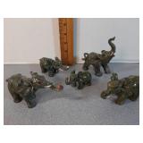 Elephant figurines